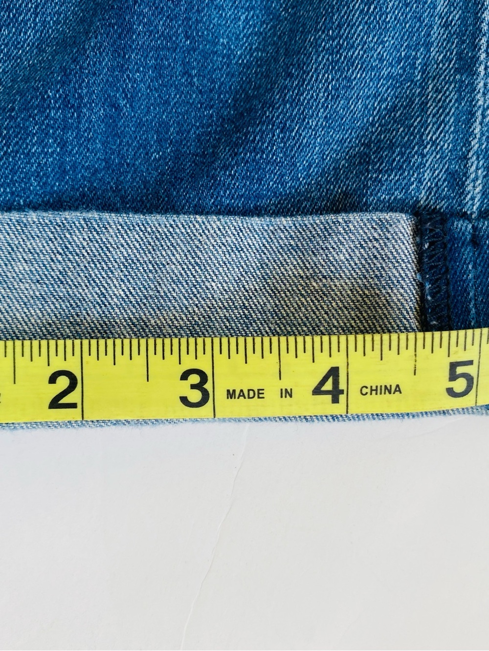 Hudson Bacara Crop Straight Cuffed Distressed Jeans 27 Made USA - Picture 9 of 16